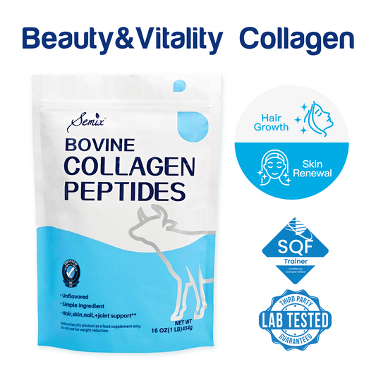 Semix Hydrolyzed Natural Grass-Fed Bovine Collagen Peptides Powder