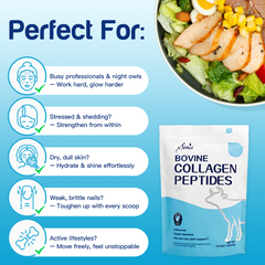 Semix Hydrolyzed Natural Grass-Fed Bovine Collagen Peptides Powder